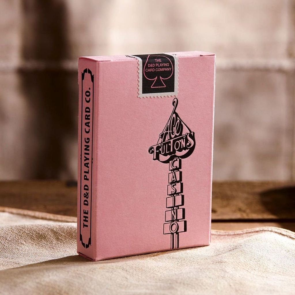 Pink Ace Fulton's Casino Playing Cards