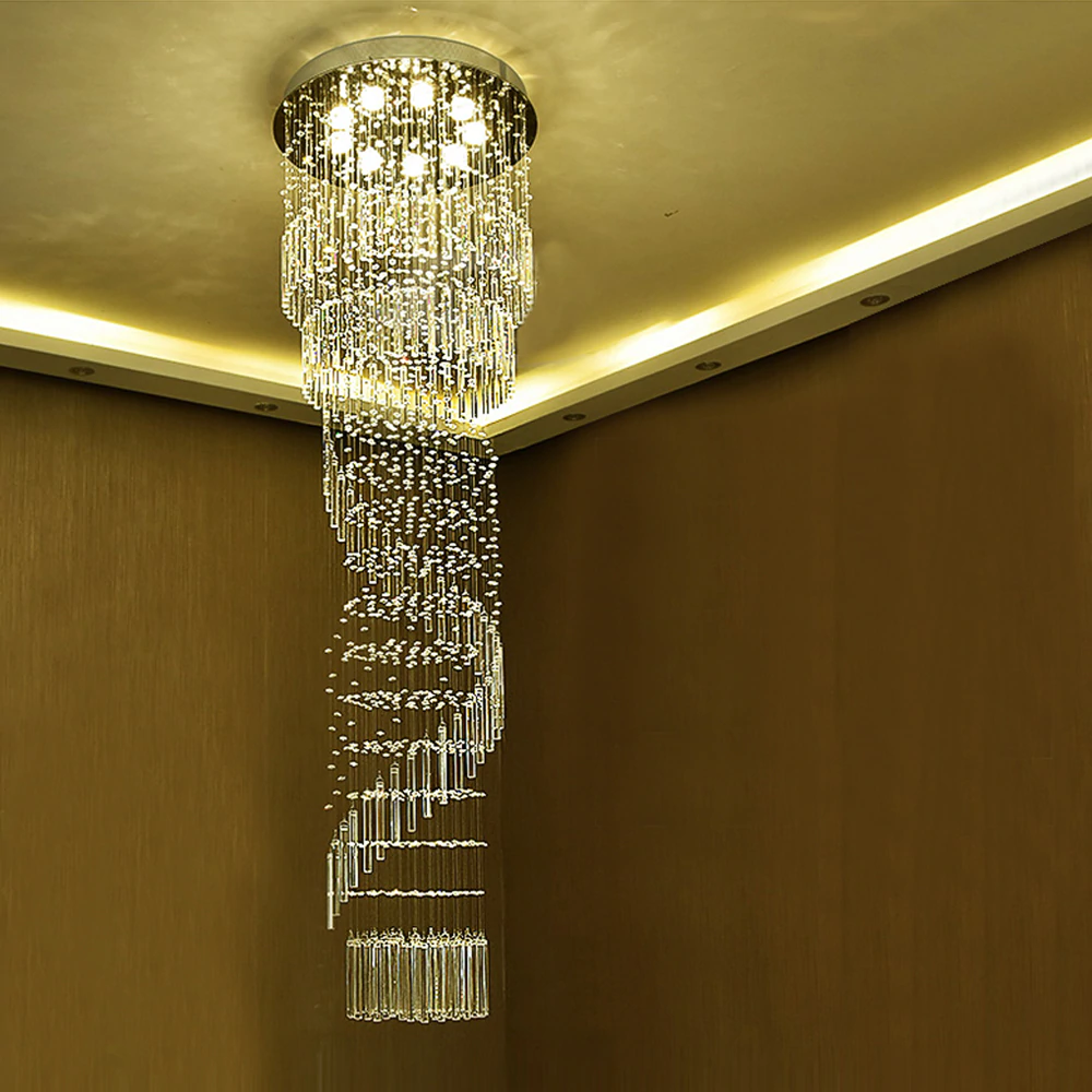 ไฟเพดาน ไฟระย้า ไฟแขวน twist Chandelier โคมไฟเพดาน โคมแขวน ไฟเพดาน ไฟช่อ ไฟกิ่ง สวยหรู ทันสมัย ทนทาน ประหยัดไฟ