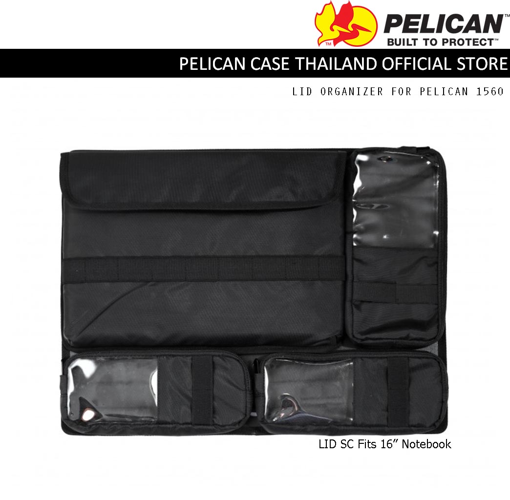 Lid Organizer SC - Fits Pelican 1560 Case (Notebook 15" / Macbook 16")