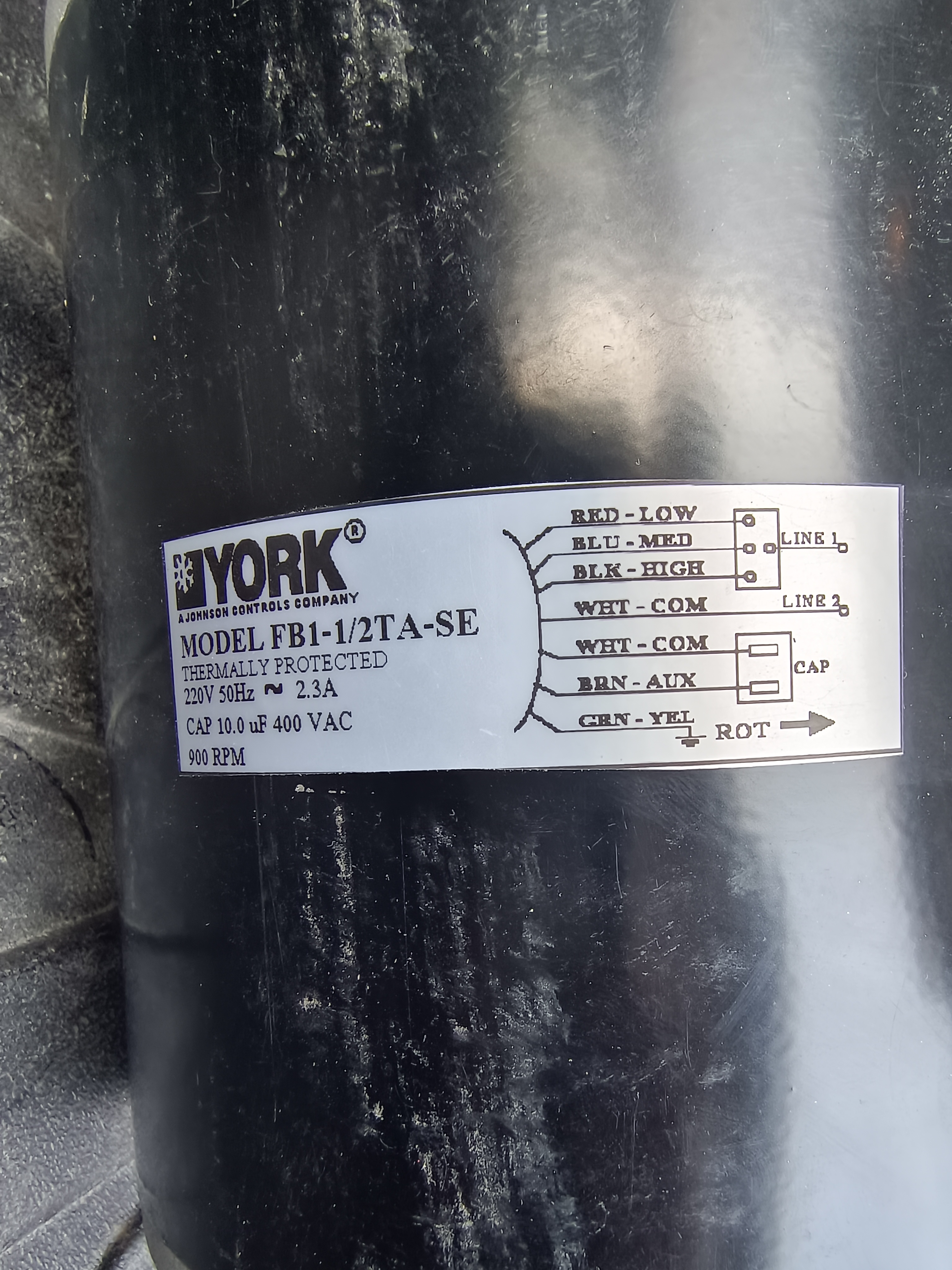 มอเตอร์คอยล์เย็น FB1-1/2TA-SE