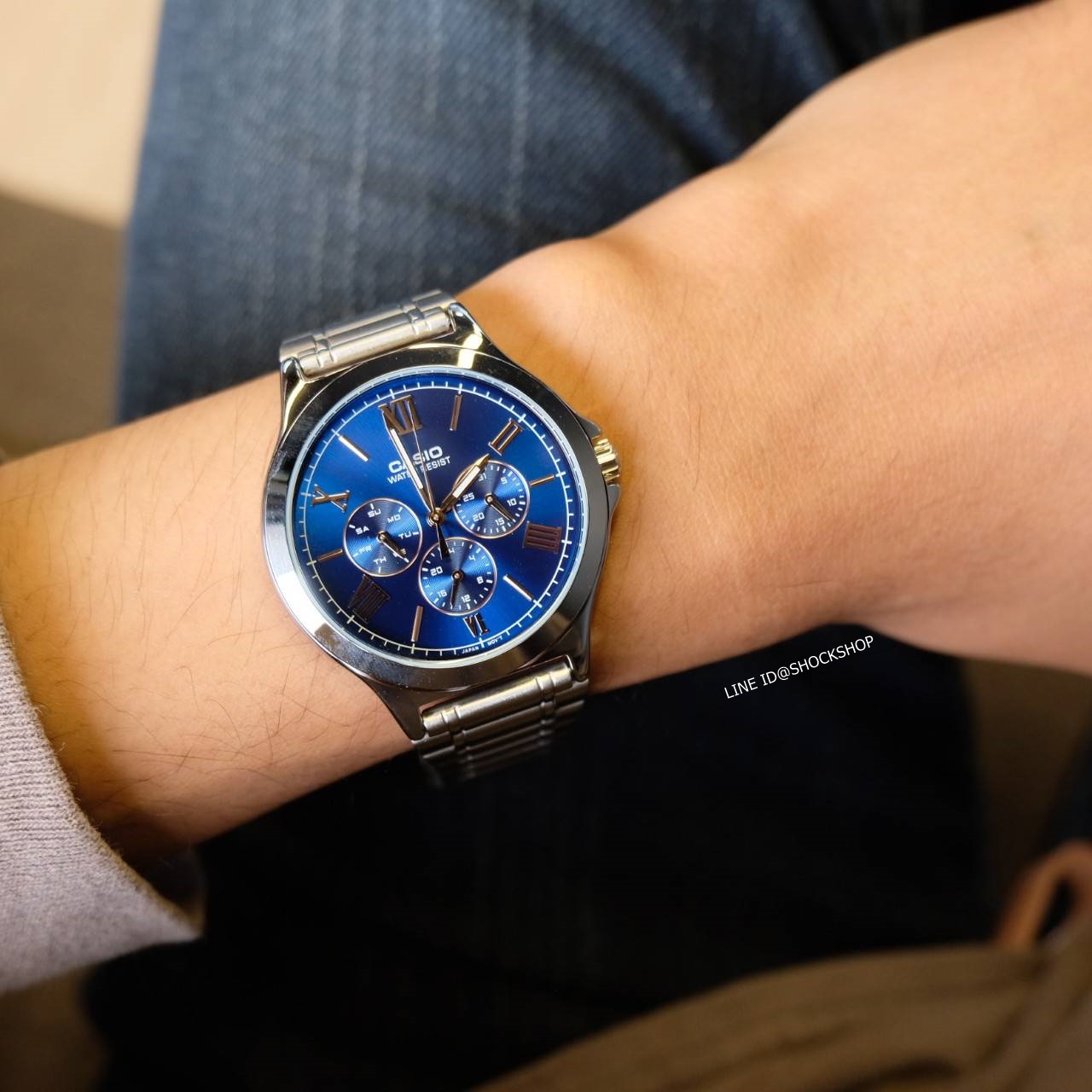 นาฬิกาผู้ชาย Casio รุ่น MTP-V300D-2A คาสิโอ