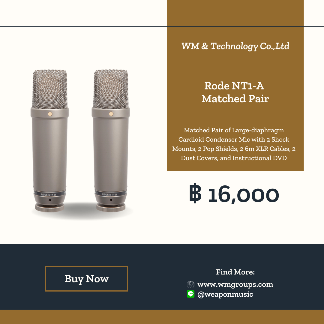 Rode NT1-A Matched Pair