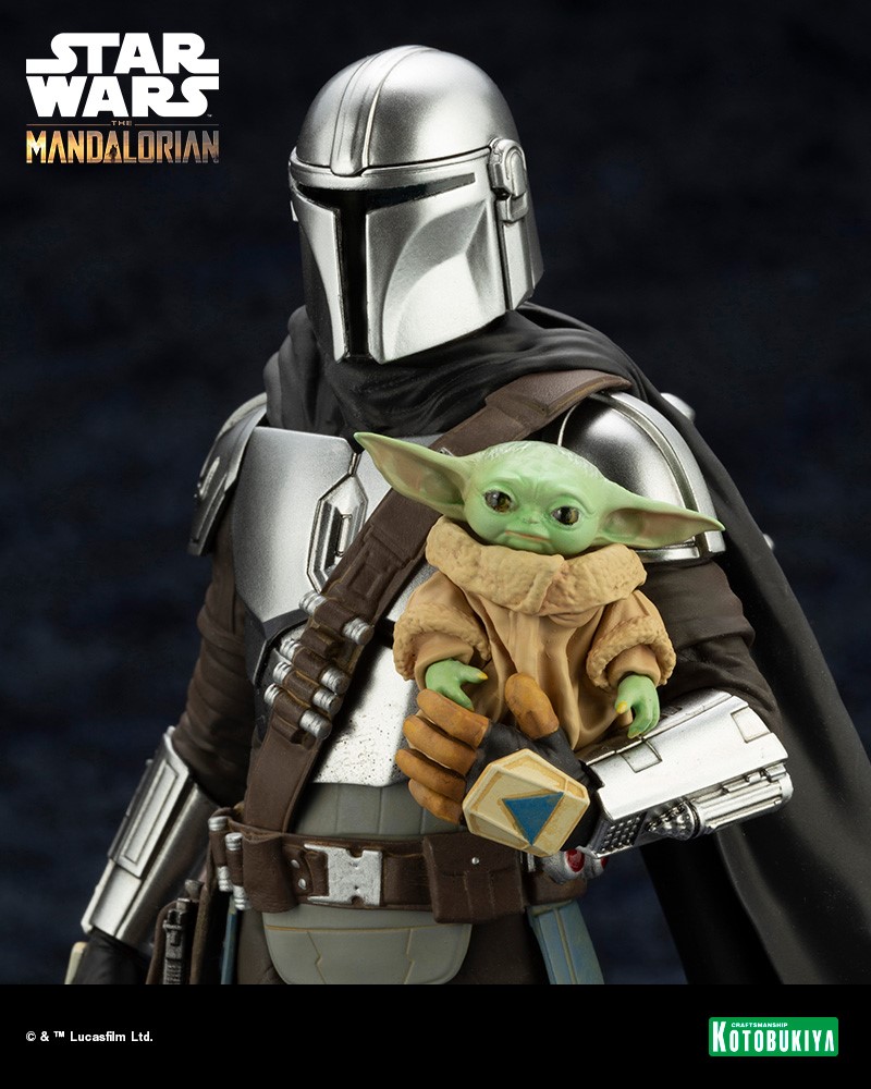 MANDALORIAN & GROGU with Beskar Staff ARTFX
