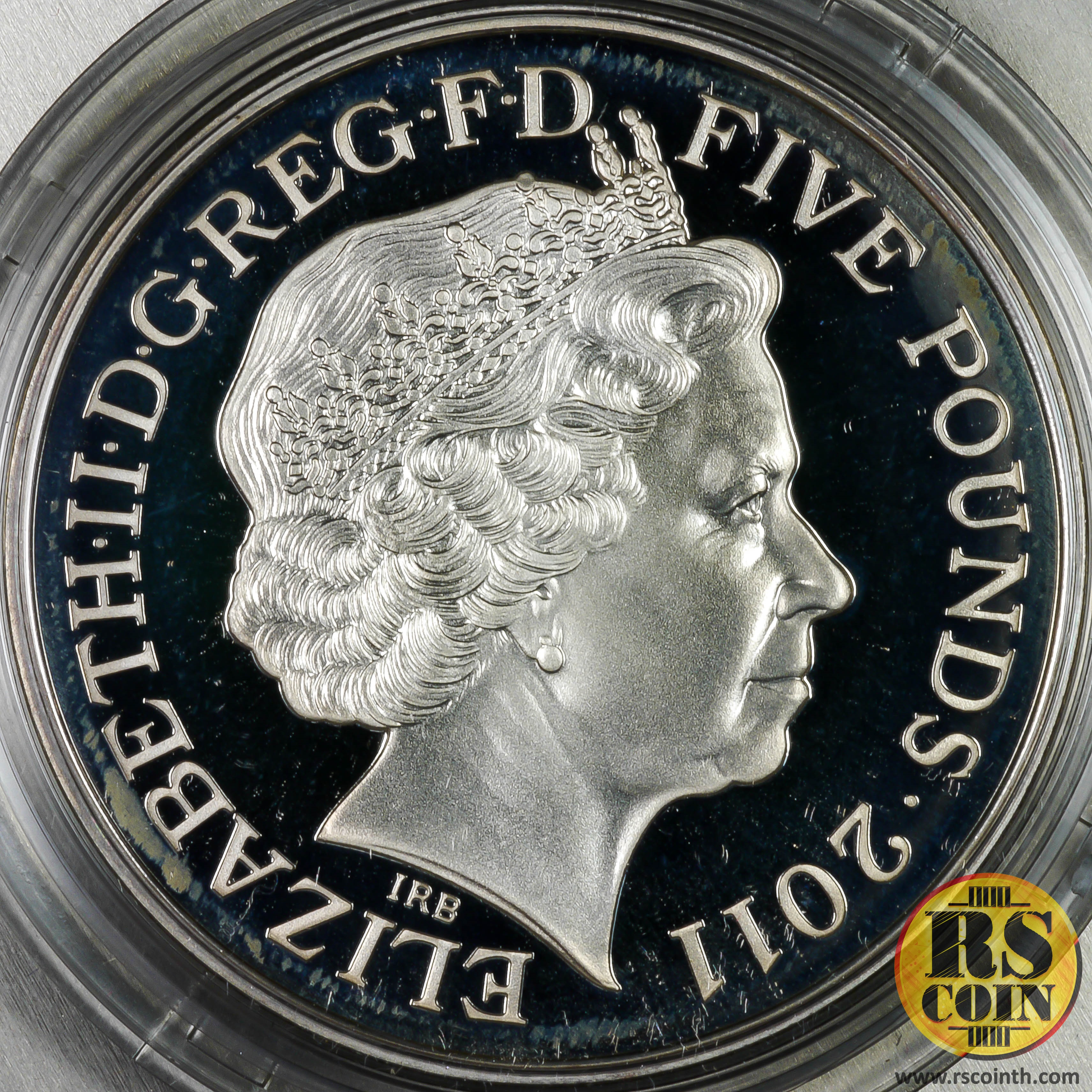 The Royal Wedding Prince William Arthur Philip Louis of Wales to Miss Catherine Middleton 29th April 2011 - Great Britain Silver Proof Coin