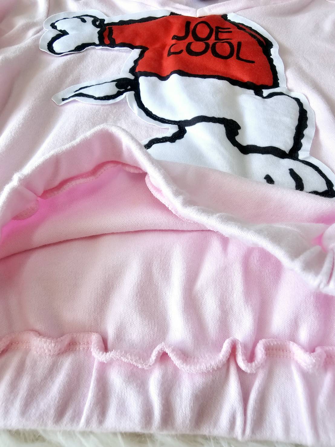 ชุดเซ็ท Peanuts เสื้อแขนยาว กางเกงขายาว ไซส์ 24m /12y Snoopy Laugh by ChaLom มือสอง เหมือนใหม่ ไม่มีตำหนิ