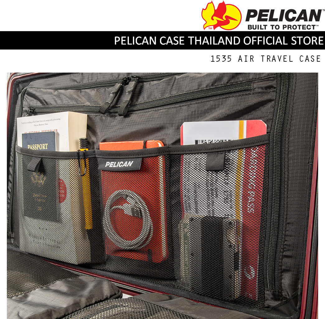 PELICAN 1535 AIR TRAVEL CASE - OXBLOOD