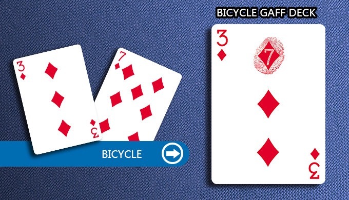 Bicycle Gaff Rider Back Playing Cards (Red)