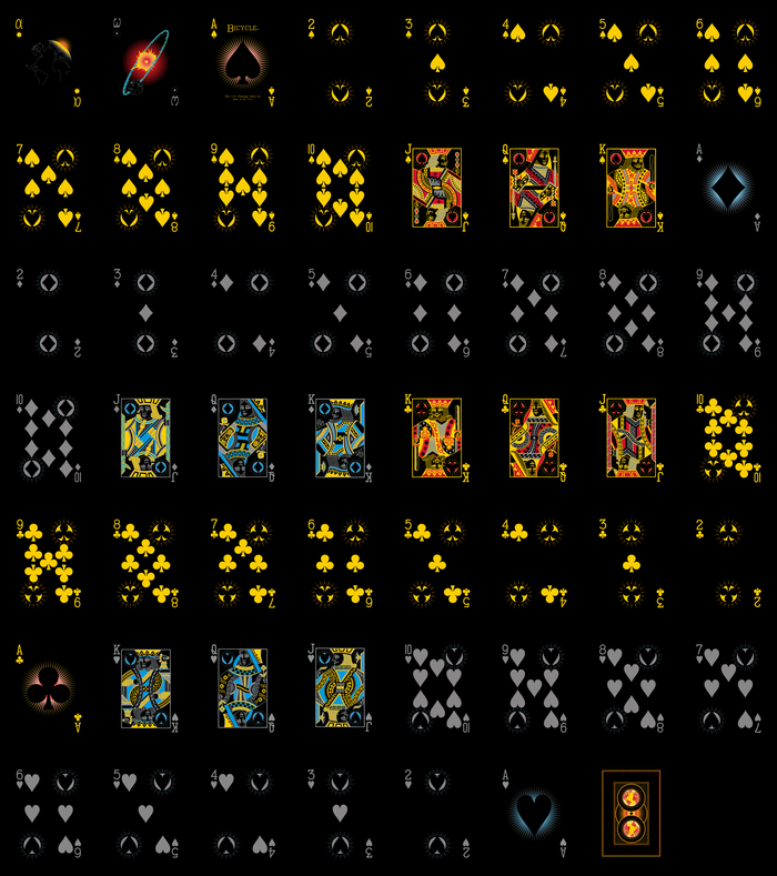 Bicycle Total Eclipse Playing Cards