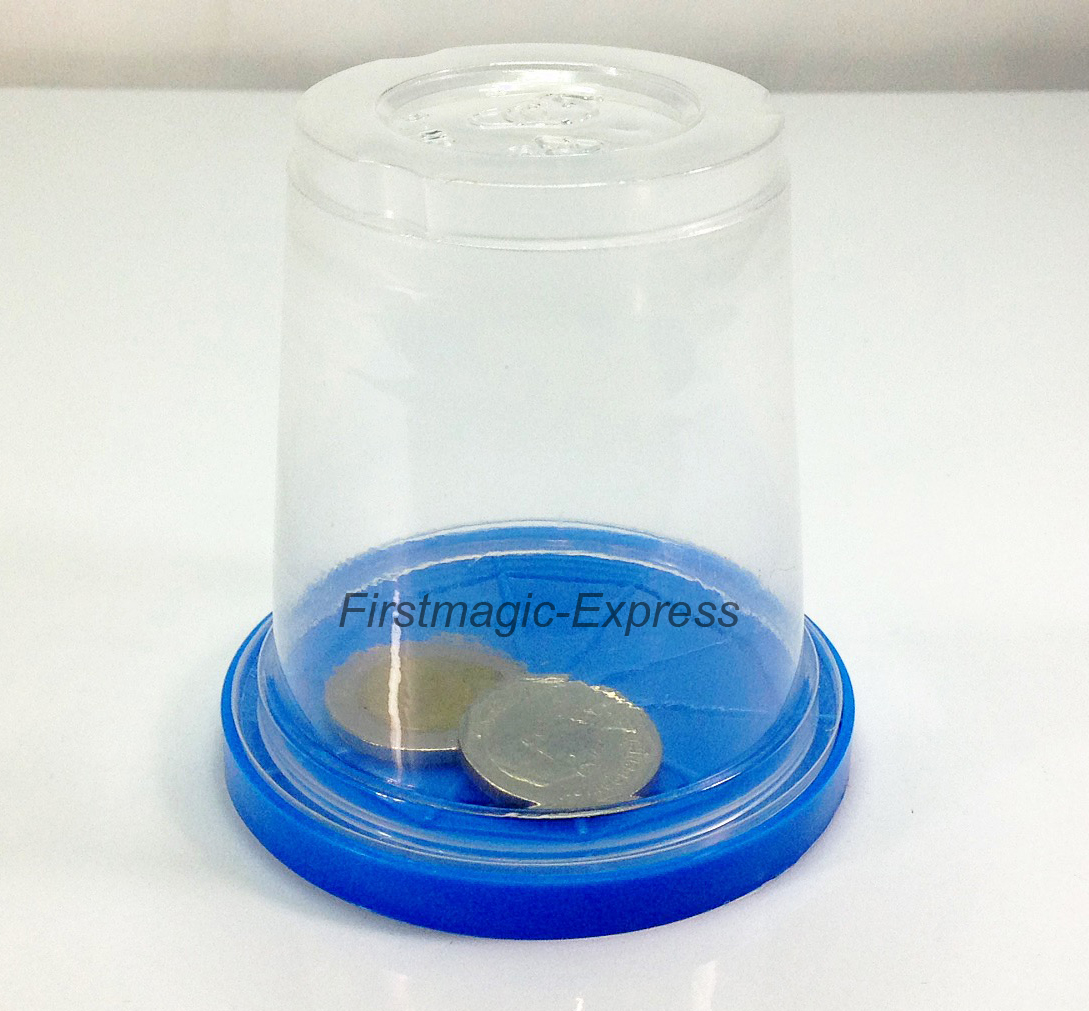 จานฟ้า ตบเหรียญทะลุแก้ว