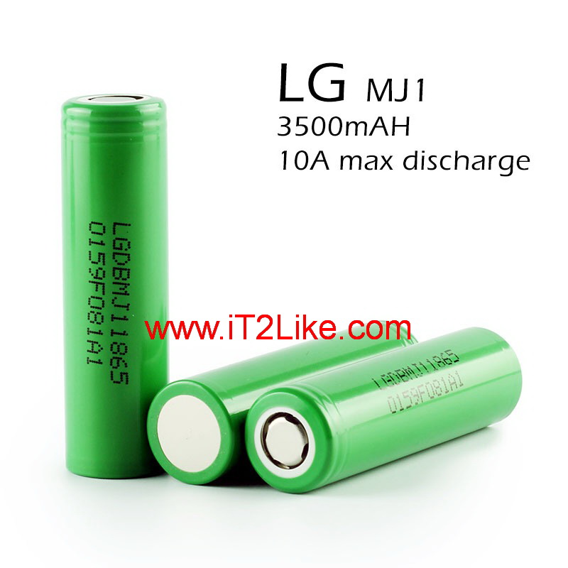 แบต ถ่าน Li-ion 18650 LG MJ1 INR18650MJ1 3500mAh จ่ายกระแสสูงพิเศษ 10A(20A) High Drain ของแท้ Made in Korea