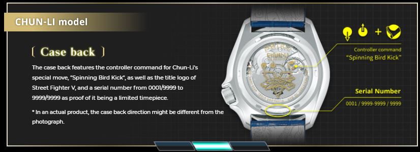 Street Fighter V Limited Edition - Chun-Li Wristwatch