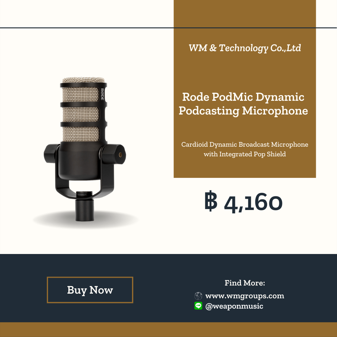 Rode PodMic Dynamic Podcasting Microphone