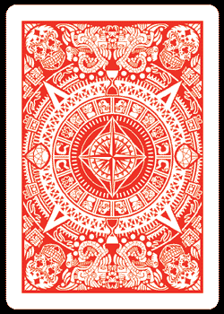 Blood Red Doomsday Playing Cards