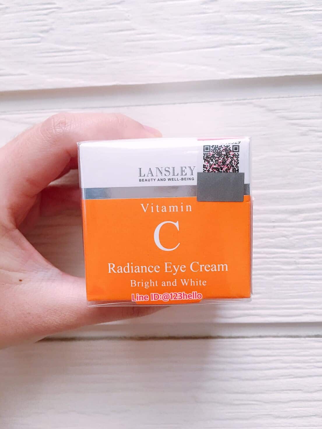 LANSLEY Vitamin C Radiance Eye Cream แลนซ์เลย์ วิตามินซี เรเดียนซ์ อาย ครีม 20 มิลลิลิตร