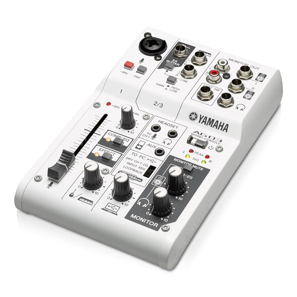 AG03 Mixing Console And Audio Interface