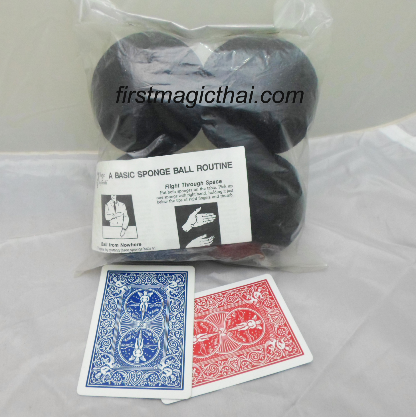 Basic Sponge Ball Routine (บอลฟองน้ำใหญ่ 3 นิ้ว)