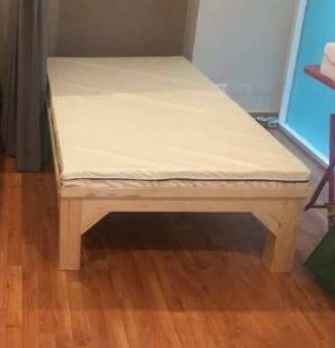 เตียงนวดไทย พร้อมเบาะ มาตราฐาน ขนาด 200x100x50 cm