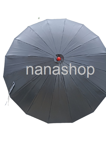 ร่มแม่ค้าขนาด45นิ้ว(กางแล้วกว้าง2.2เมตร)ร่มขายของ ตรากบ รุ่นแกนเหล็กด้ามต่อปรับสูงต่ำได้ ปลายลวดติดกิ๊บเหล็ก ร่มแข็งแรงทนทาน