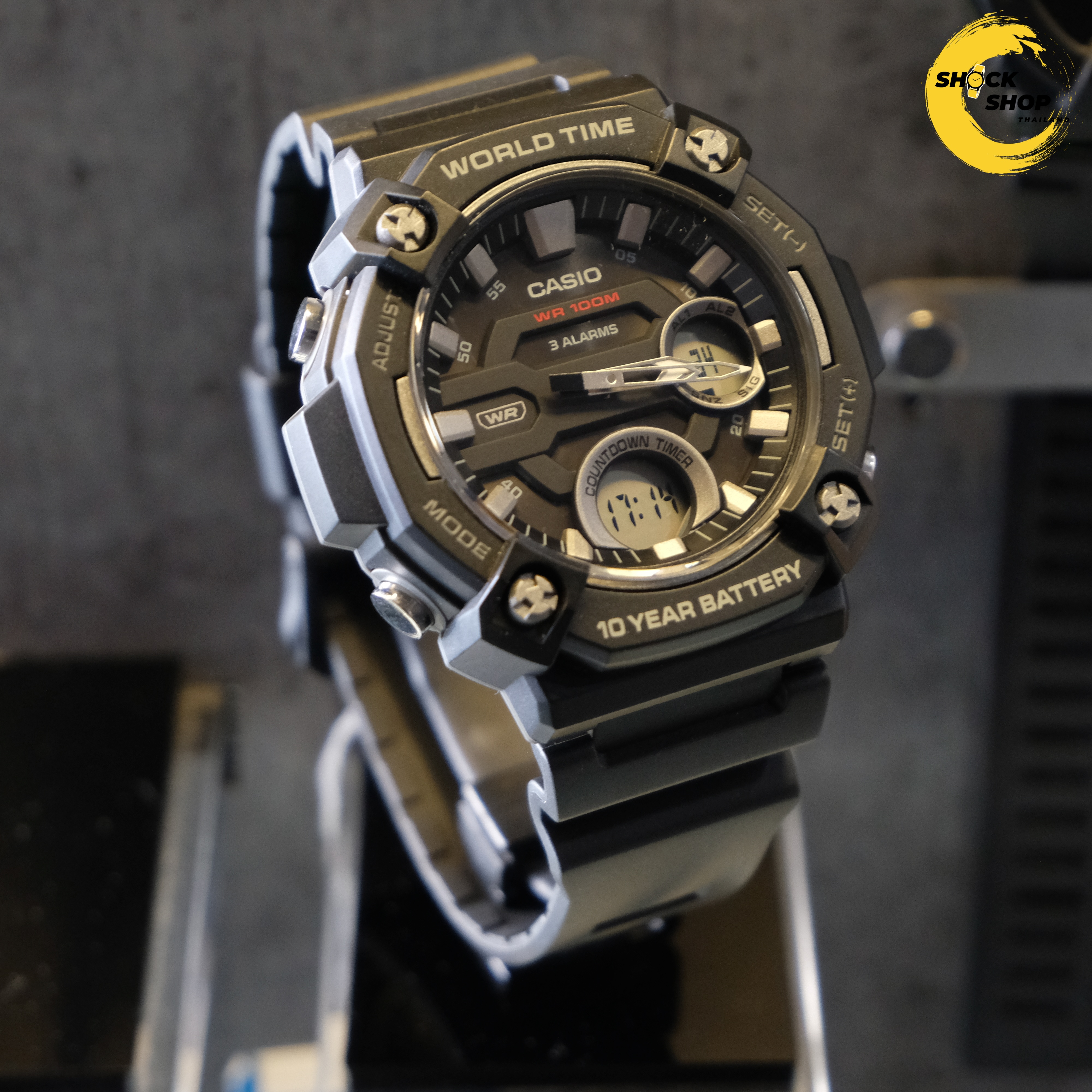 CASIO นาฬิกาผู้ชาย รุ่น AEQ-120W-1AV คาสิโอ