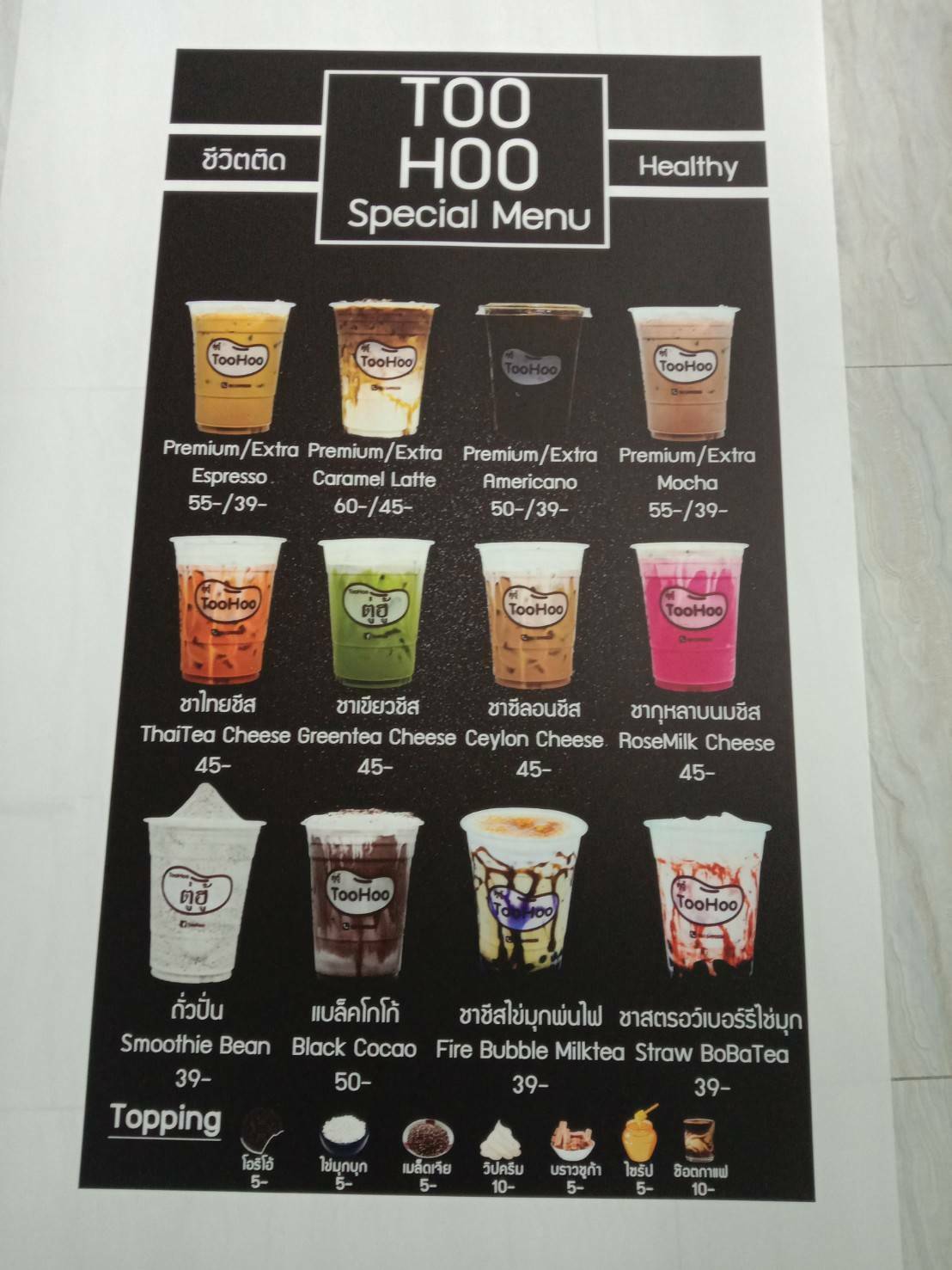 ป้ายแบล๊คลิส ฟิมล์ใส ติดตู้ไฟ