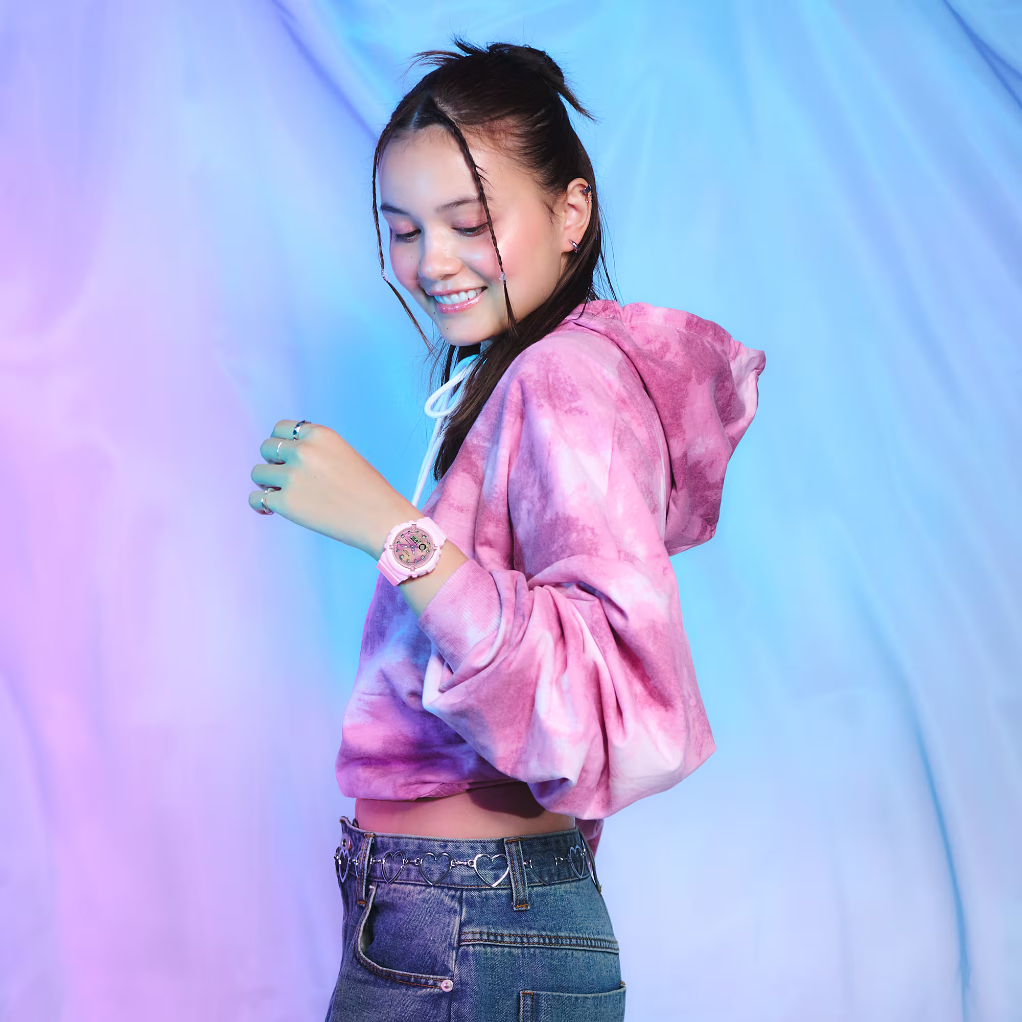 Casio Baby-G นาฬิกาผู้หญิง รุ่น BGA-280TD-4A ซีรีส์ BGA-280 เบบี้จี