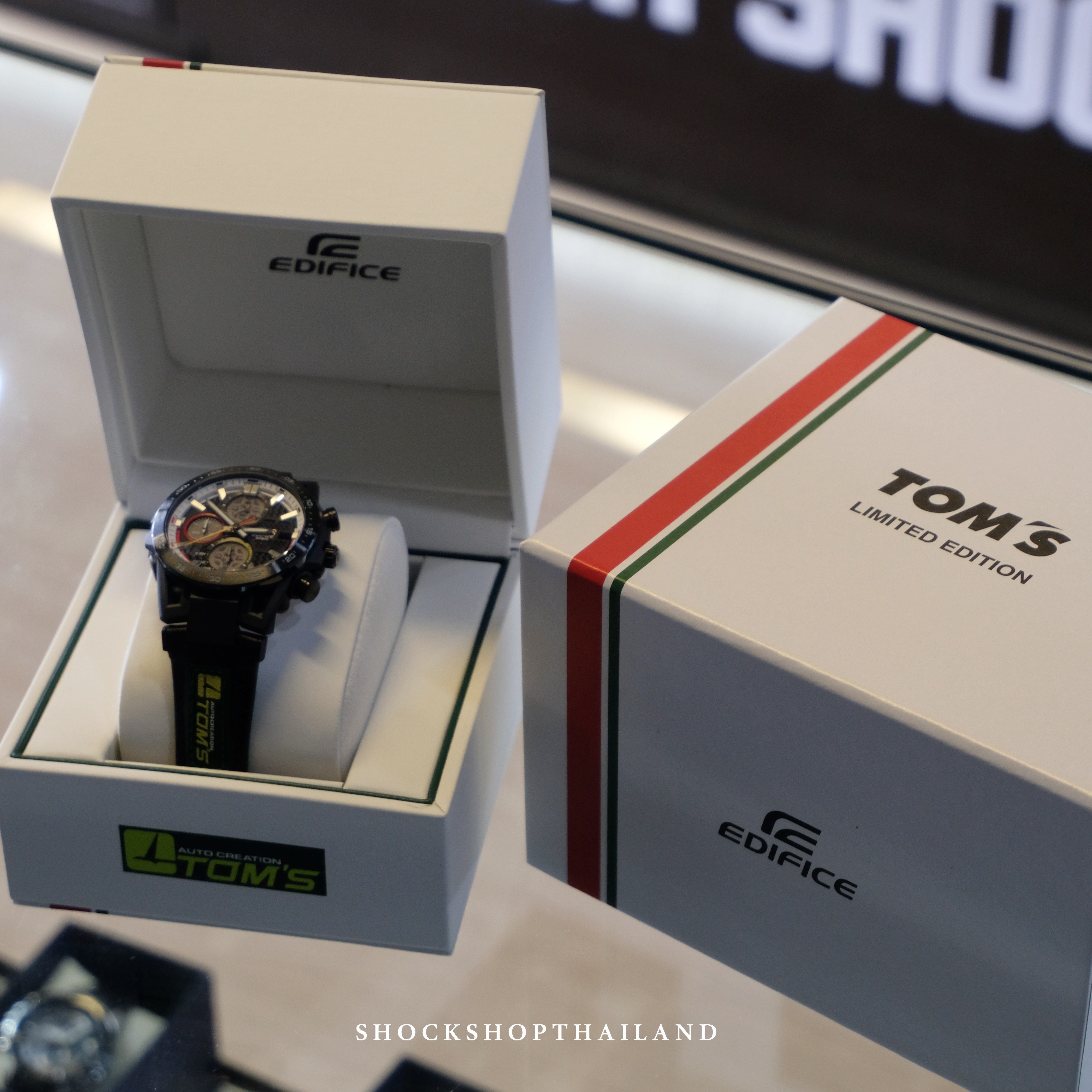 นาฬิกาผู้ชาย EDIFICE SOSPENSIONE รุ่น EFS-S641TMS-1A ฉลองครบรอบ 50 ปี ของ TOM’S