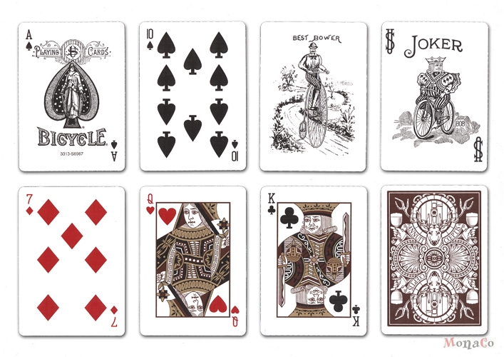 Bicycle Amber Stag Playing Cards