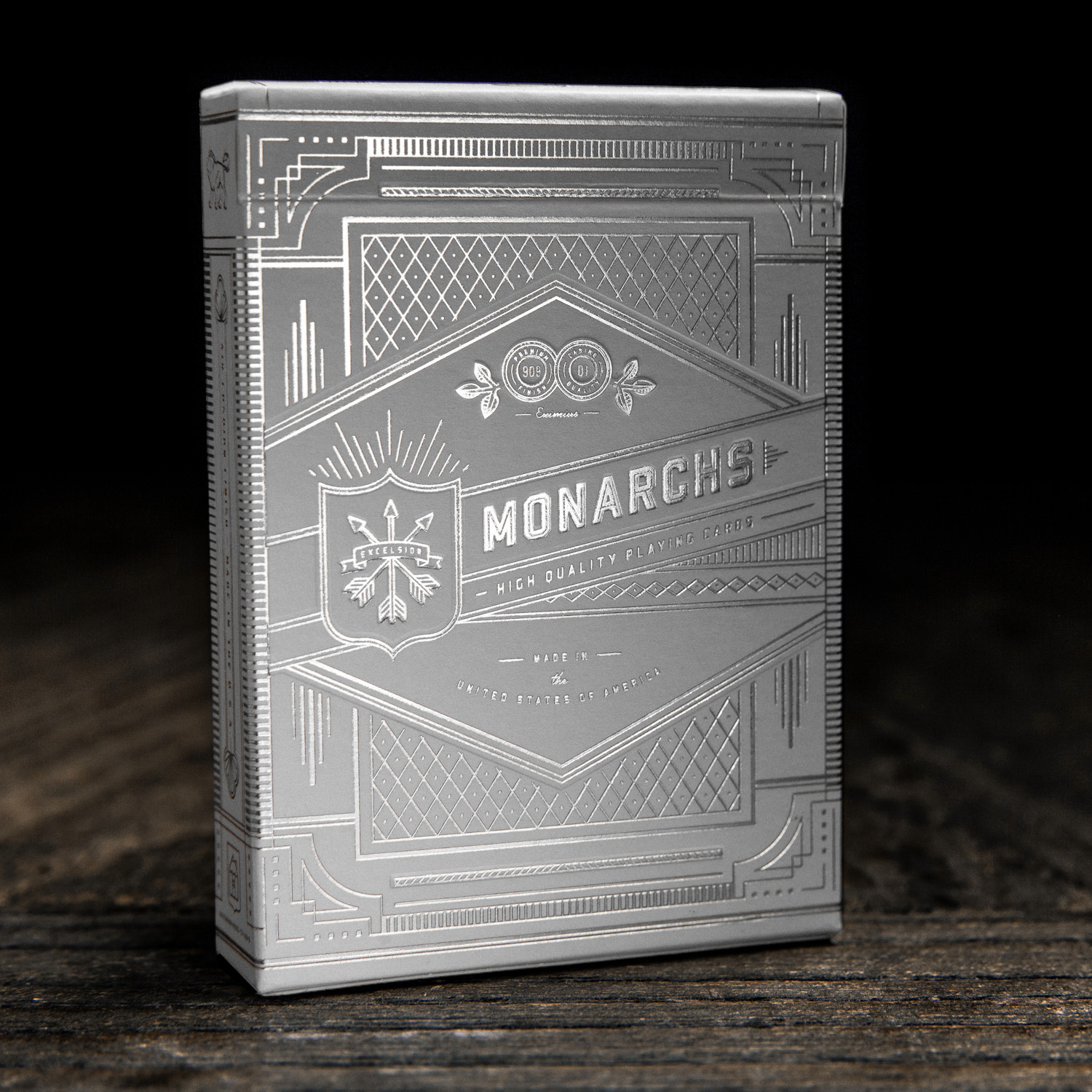 Monarch Playing Cards (Silver)