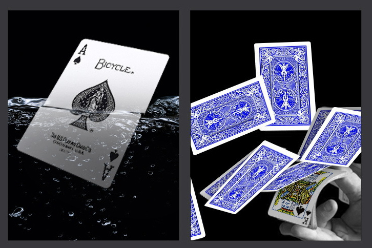 Bicycle Prestige Playing Cards สีน้ำเงิน