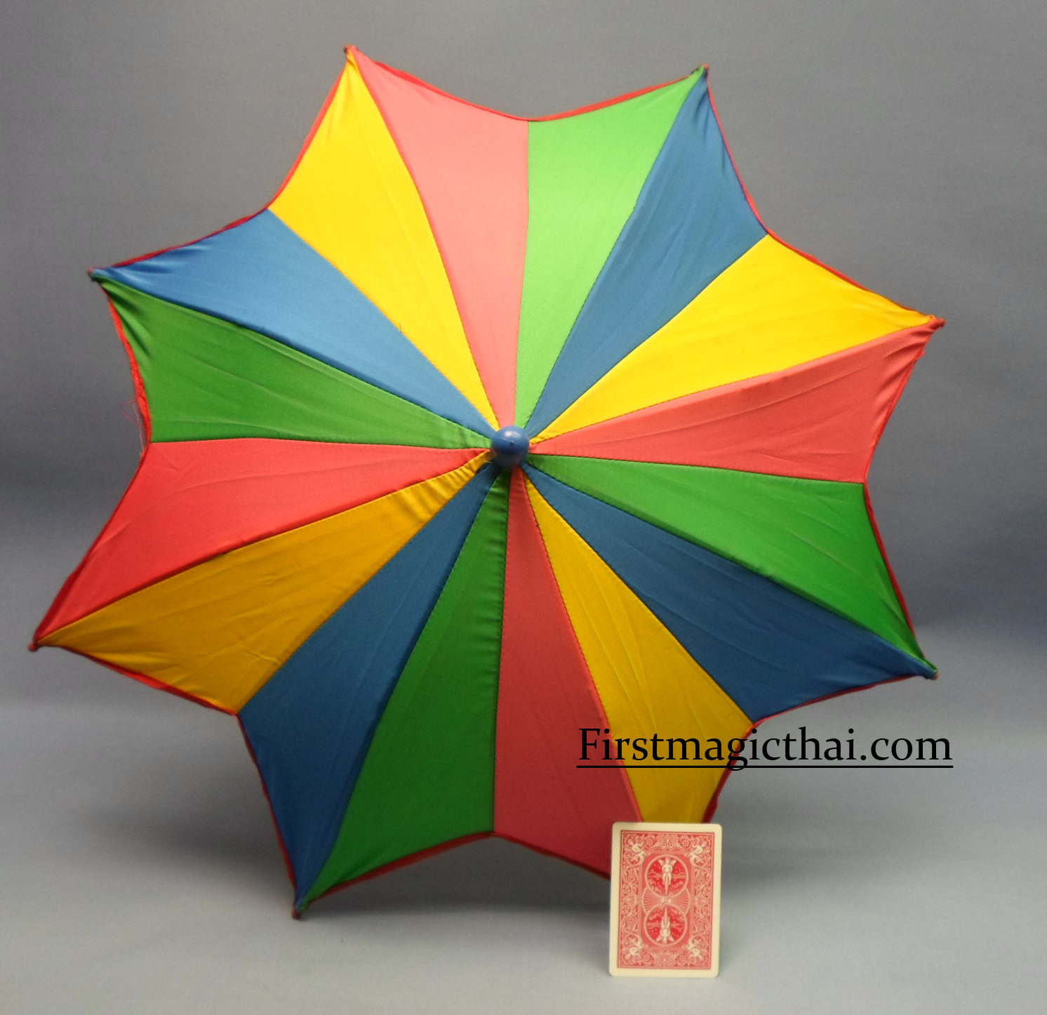 ร่มสี สลับสี ปลายแหลม 15 นิ้ว