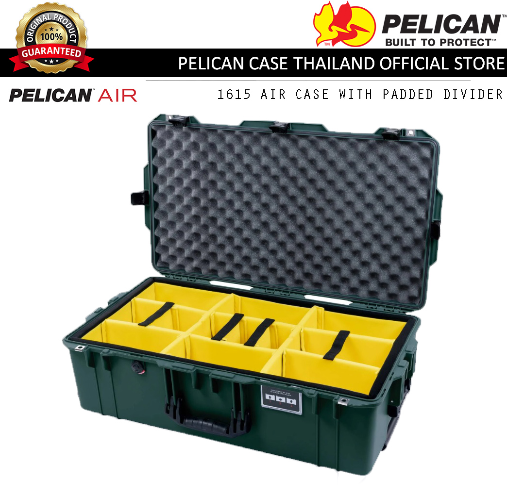 PELICAN 1615 Air with Padded Divider - Trekking Colour [Limited Edition]