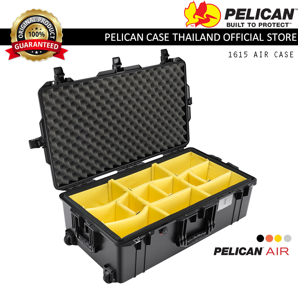 PELICAN 1615 Air with Padded Dividers - Black