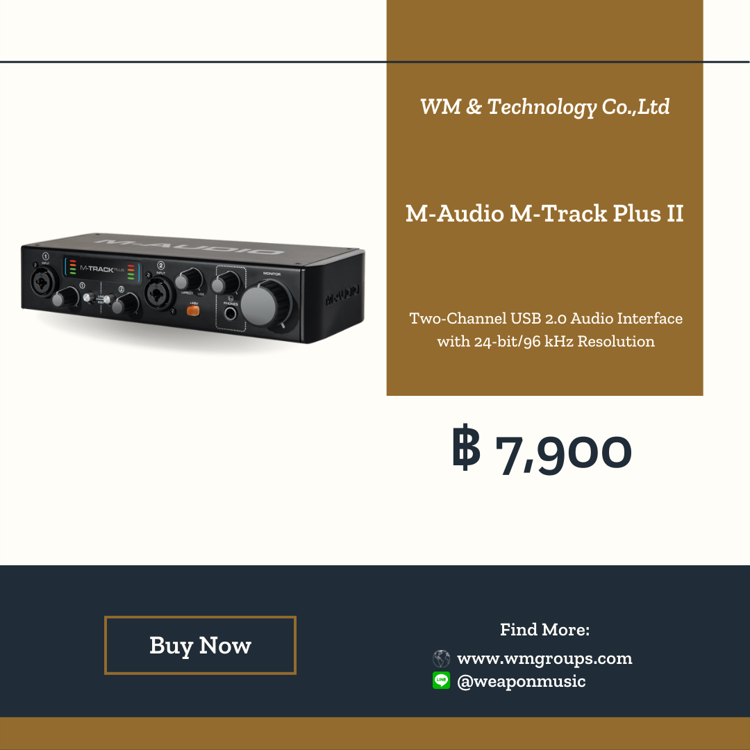 M-Audio M-Track Plus II (Demo)