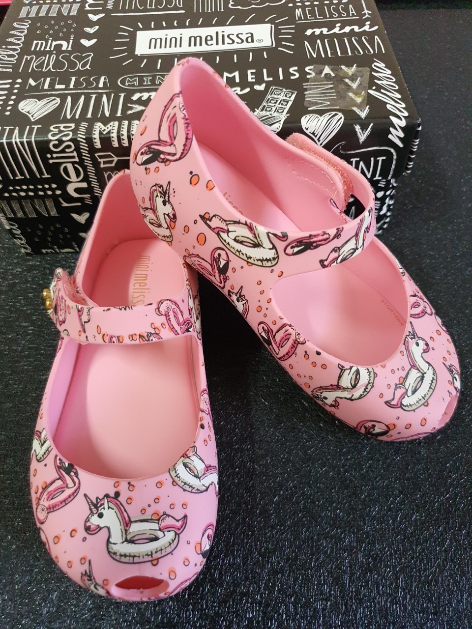 รองเท้าเด็ก Mini Melissa ไซส์ 14.5 cm.Unicorn เบอร์ 8 มือสองเหมือนใหม่ ไม่มีตำหนิ