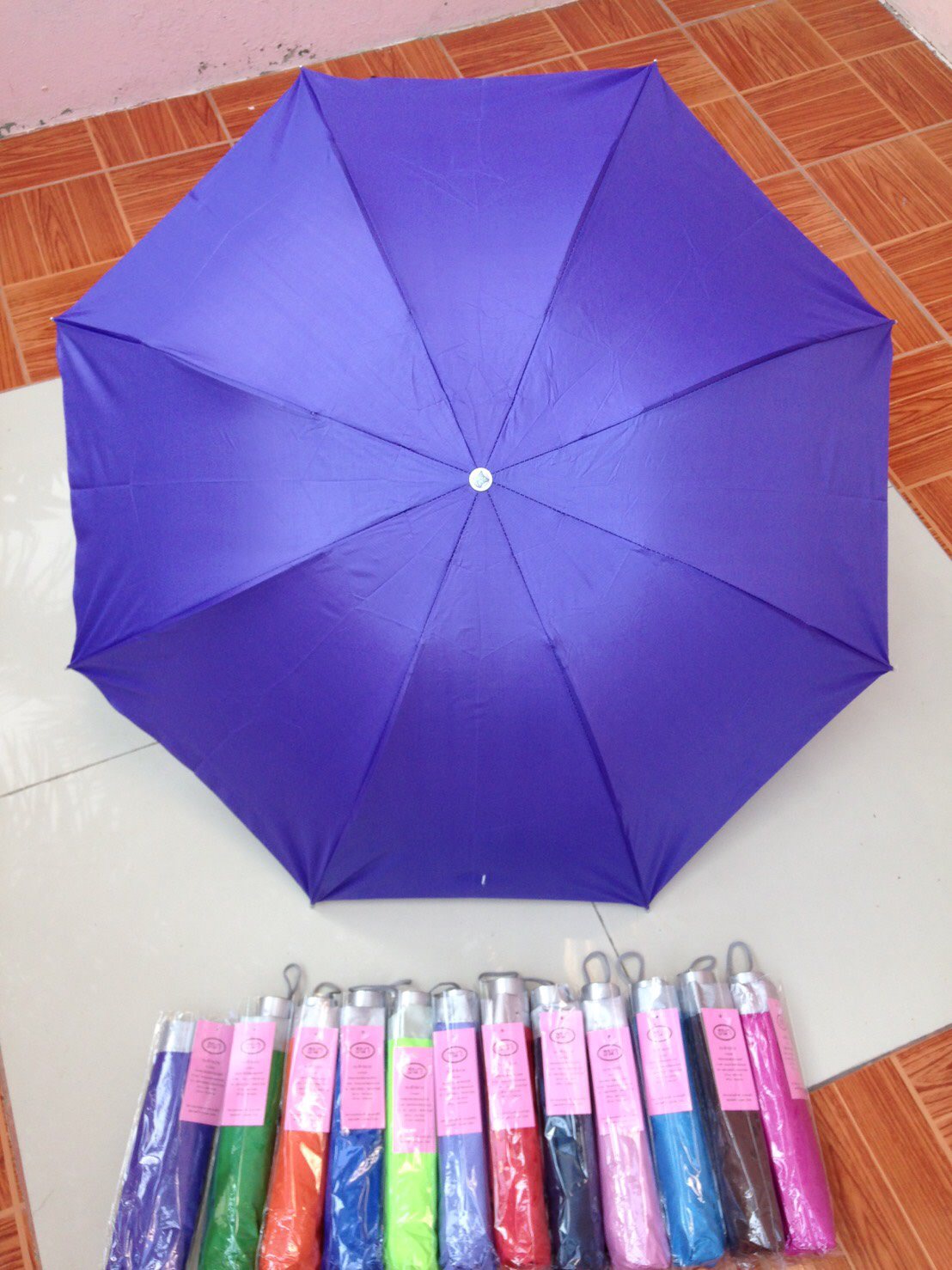 ร่มพับ3ตอนมียูวี8 ก้าน