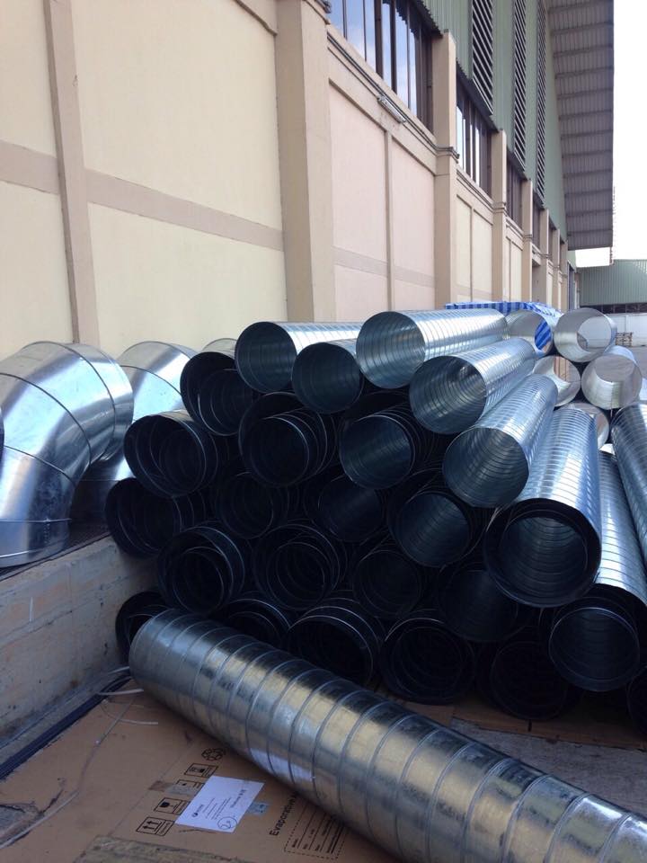 ท่อตรง Spiral ขนาด Dai. 30cm (10 นิ้ว)