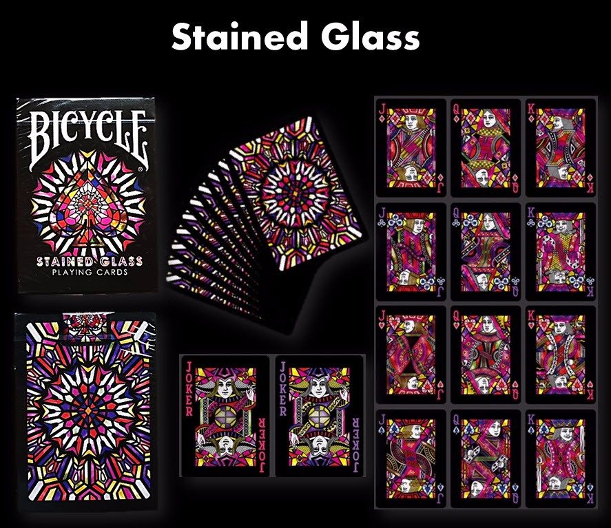 Bicycle Stained Glass Playing Cards