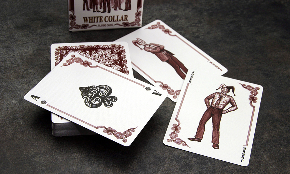 Bicycle White Collar Playing Cards