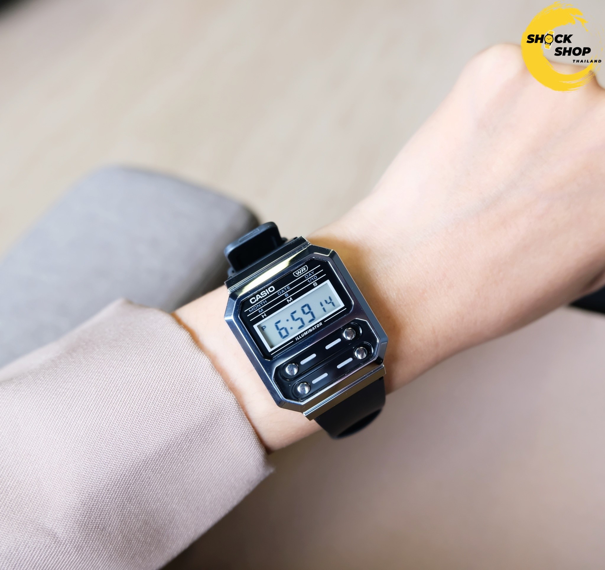 นาฬิกาข้อมือ Casio รุ่น A100WEF-1A คาสิโอ