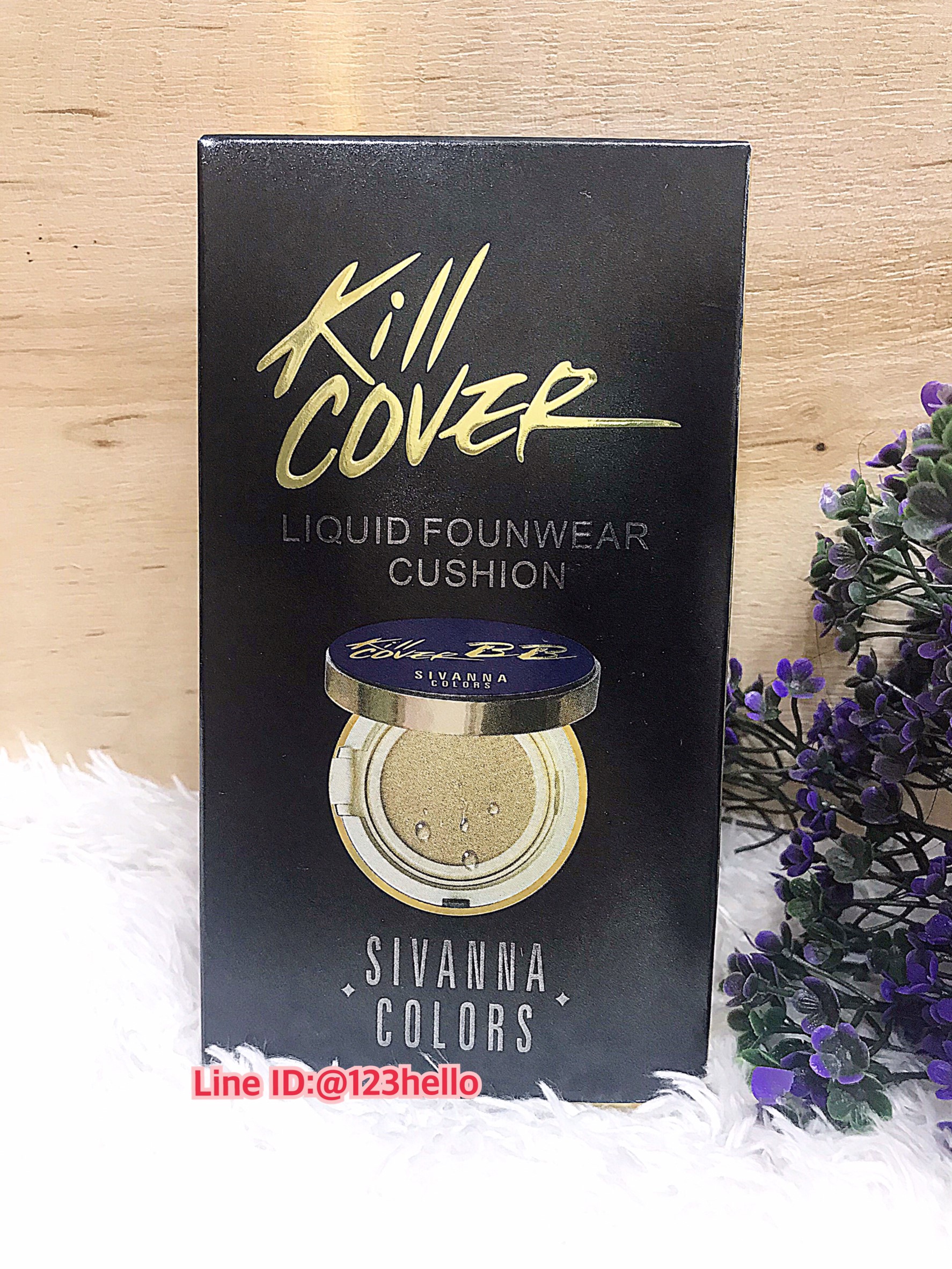 SIVANNA COLORS LIQUID FOUNWEAR CUSHION HF672 ซีเวนน่า คัลเลอร์ส ลิขวิด ฟาวแวร์ คูชั่น - 15g*2 กรัม