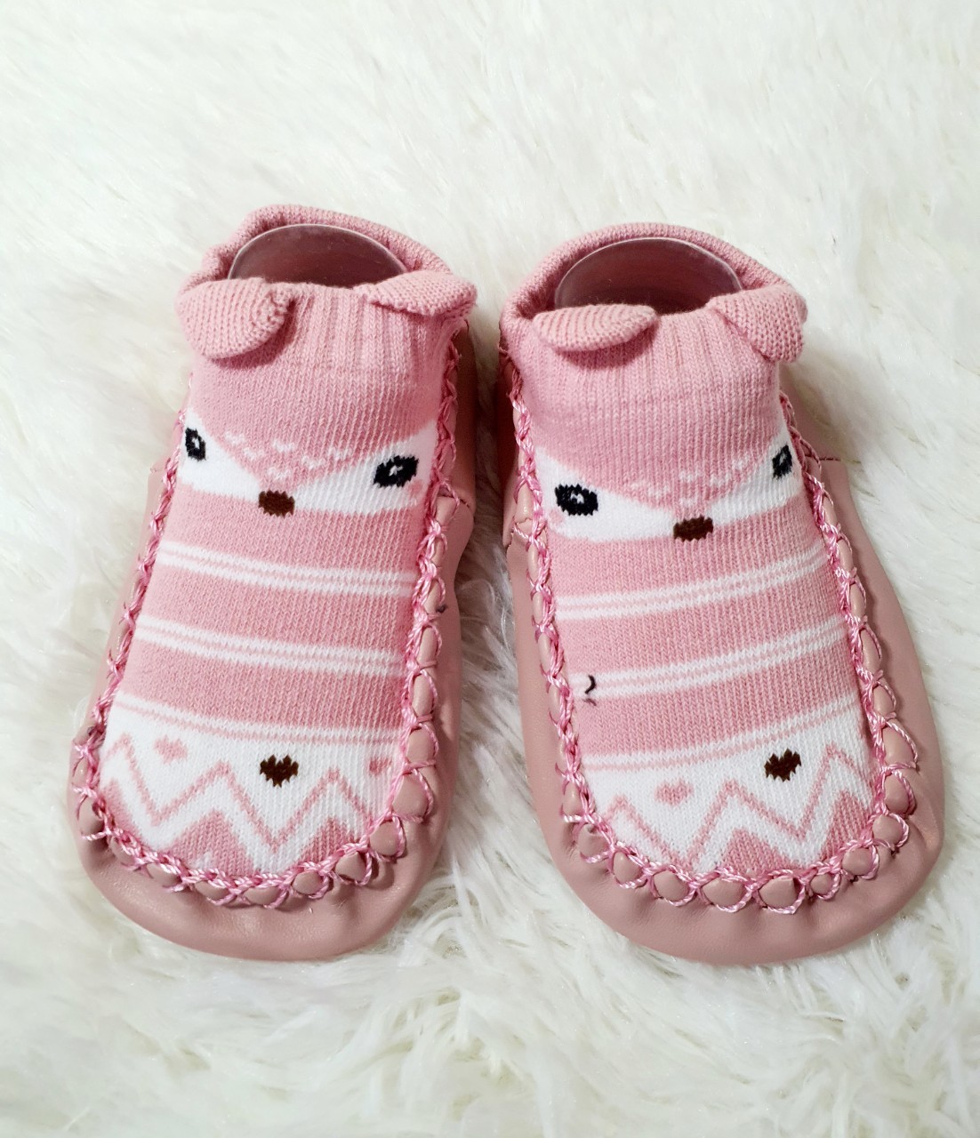 ถุงเท้า รองเท้าเด็กหัดเดิน สำหรับเด็กอ่อน กันลื่น ไซส์ 14 cm. ช่วงอายุ 18-24 m