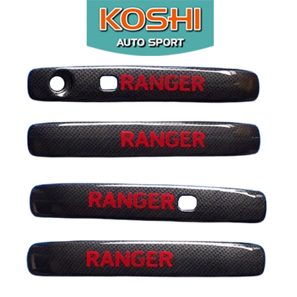 ครอบมือจับ ผิวเคฟล่า Ford Ranger 2022 รุ่น 4 ประตู top ยี่ห้อ lekone