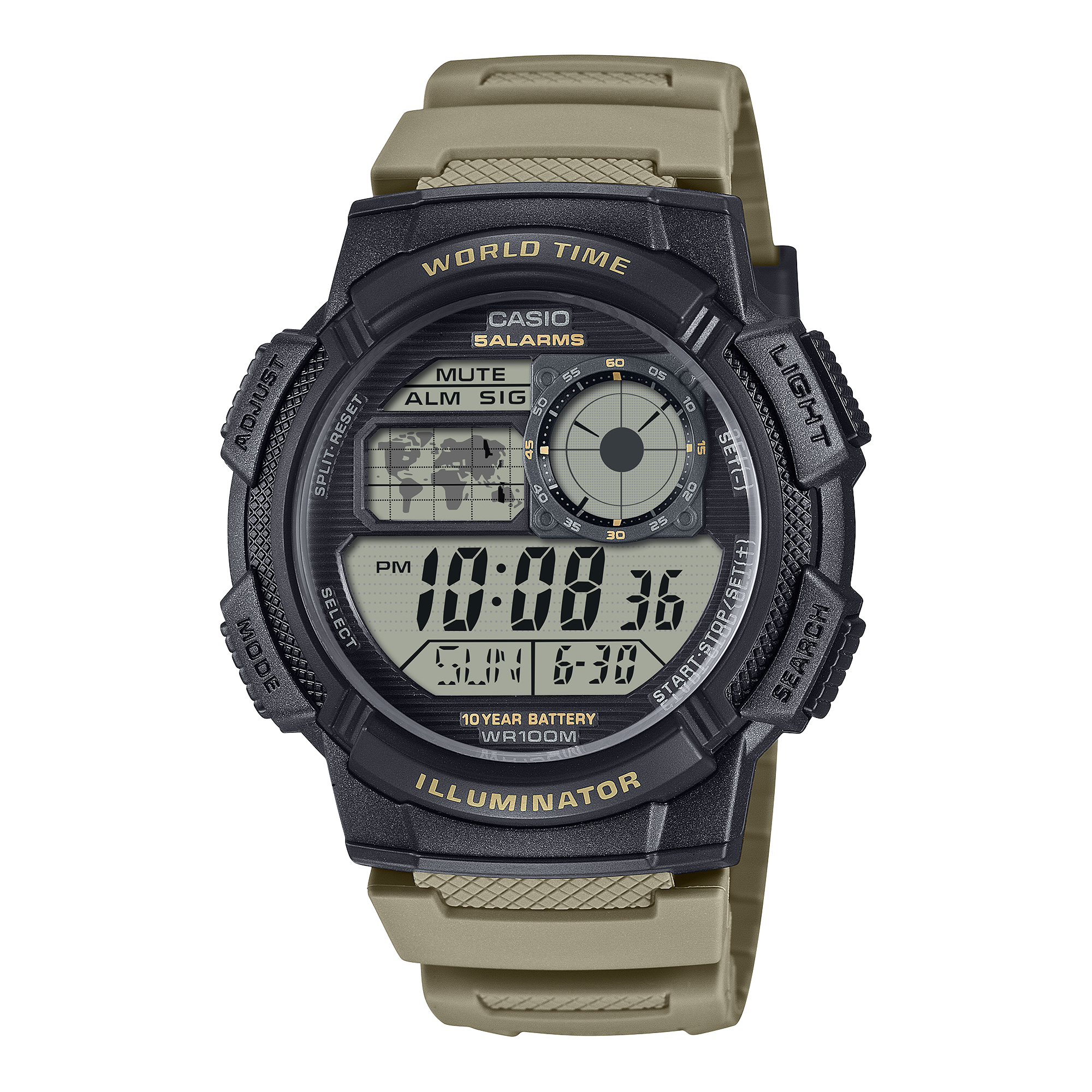 CASIO นาฬิกาผู้ชาย รุ่น AE-1000W-5AV คาสิโอ