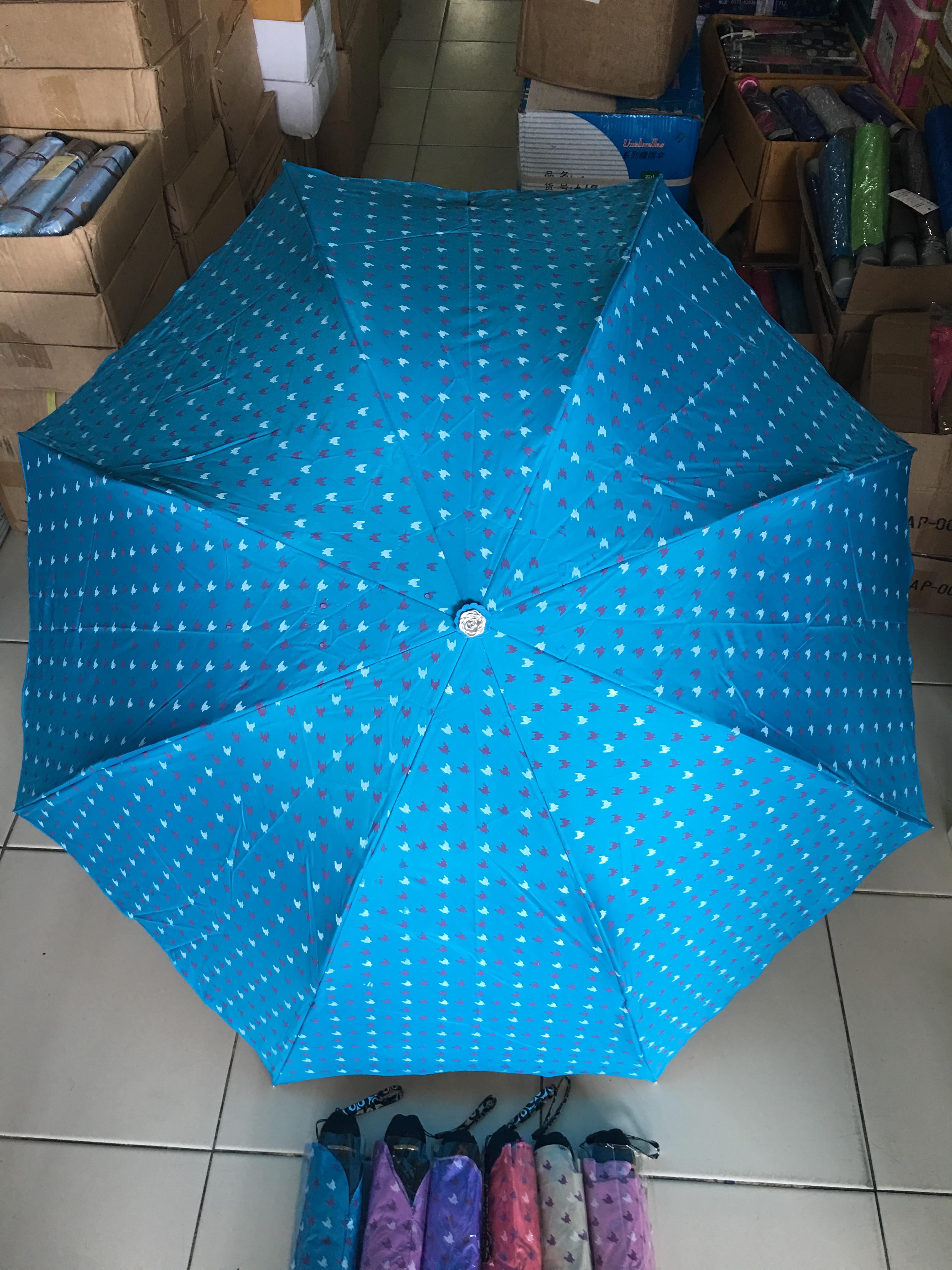 ร่มโค้งแฟชั่นยูวีดำรหัส3413