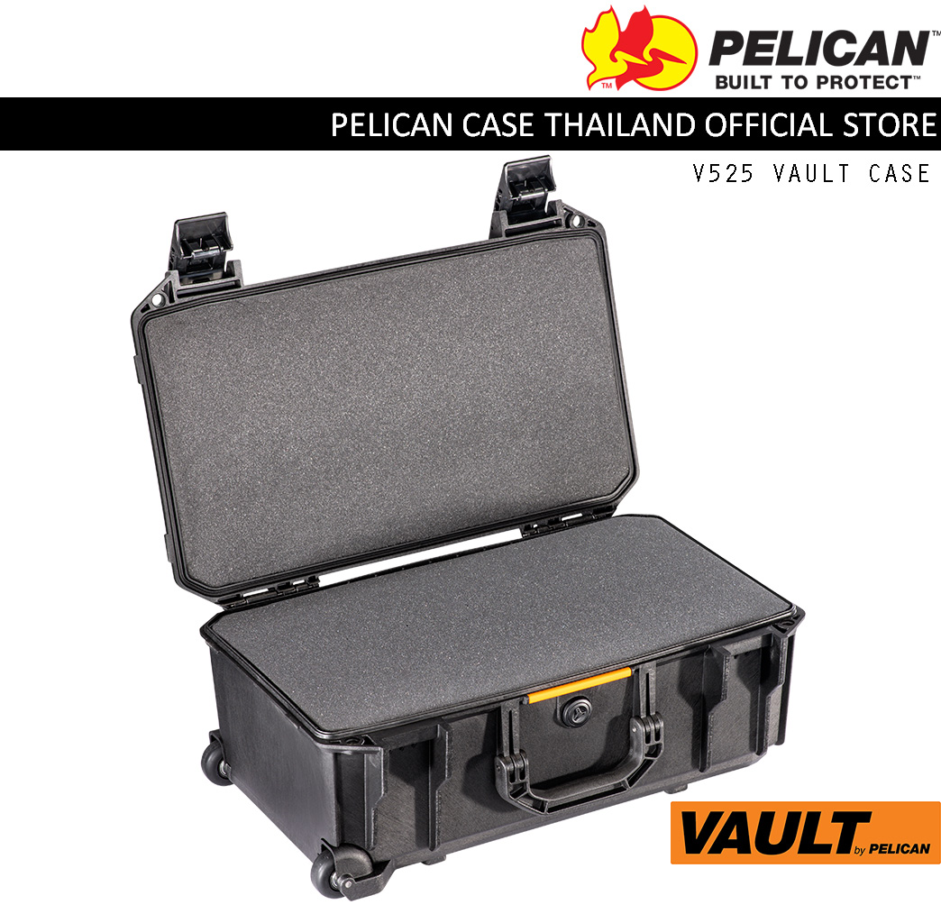 PELICAN V525 Vault Case with Foam - Black