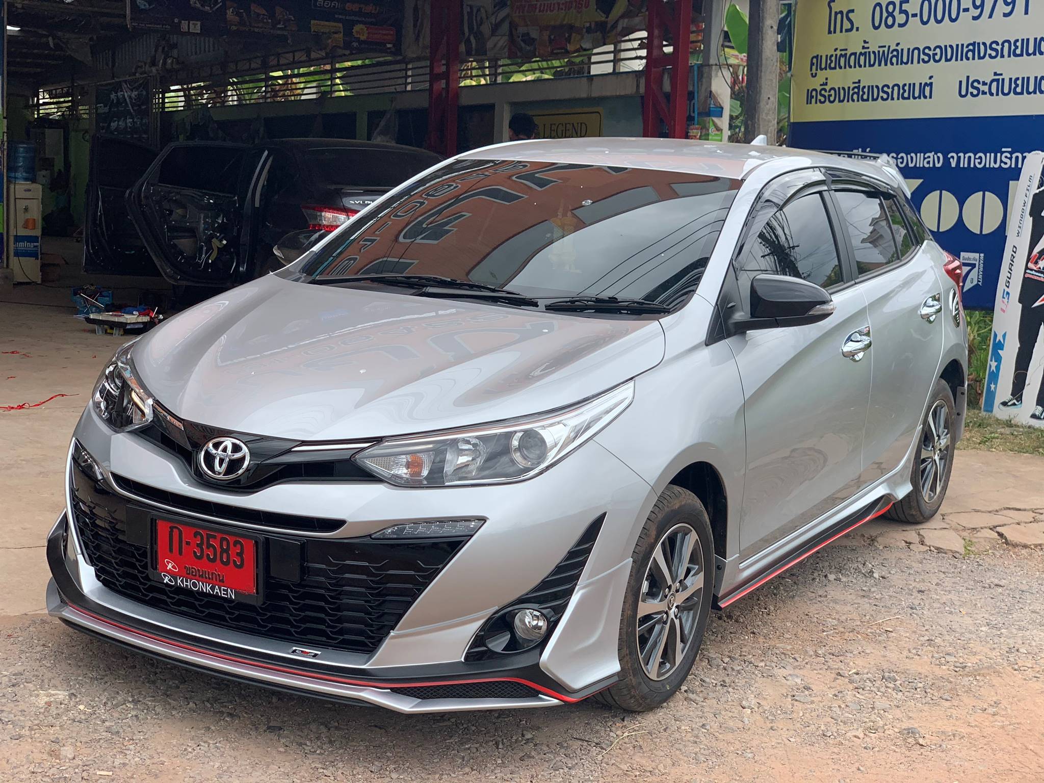 ชุดแต่ง Toyota Yaris Ativ 5D 2017 By M Rider V4