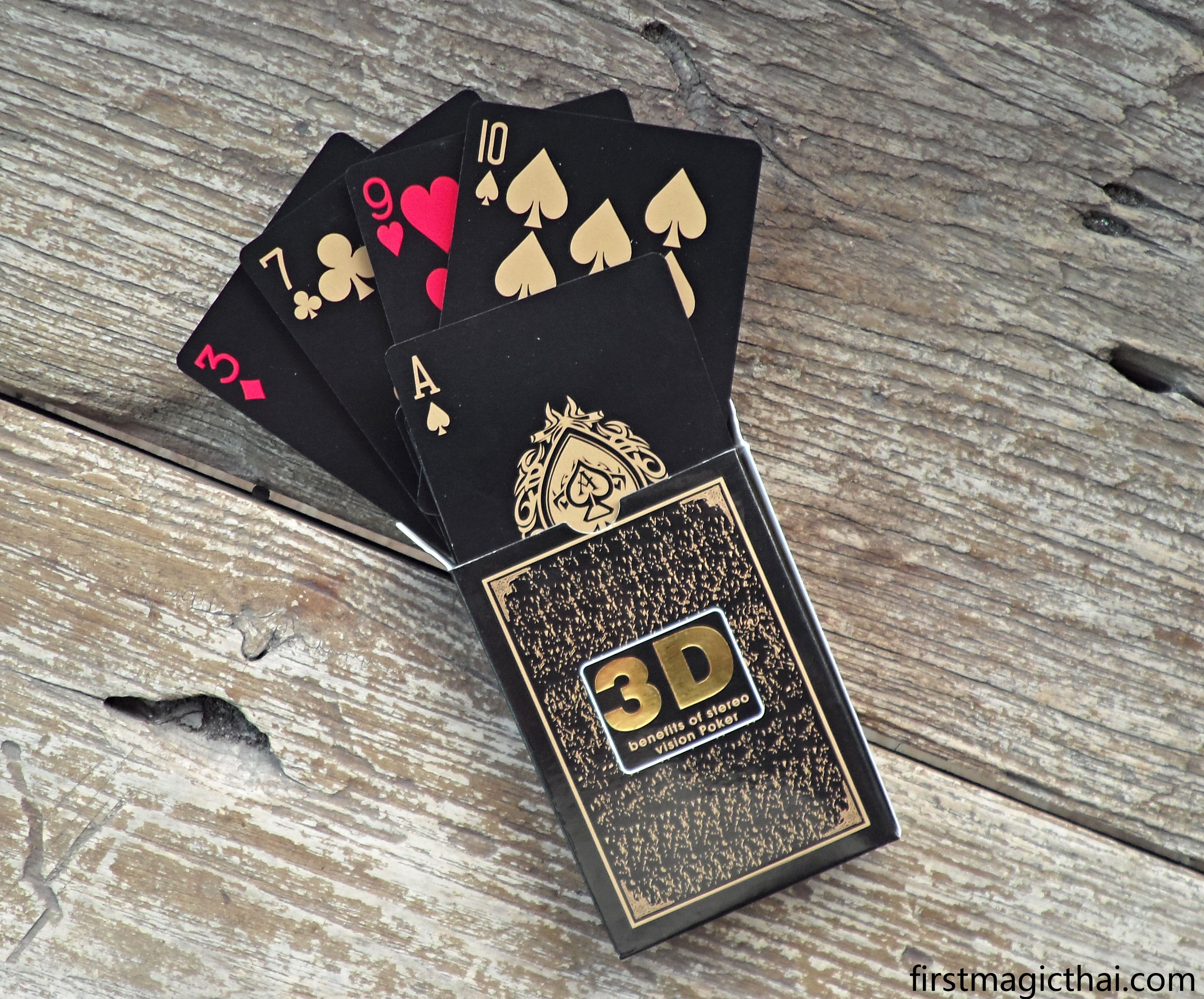 ไพ่สะสม ลายหลัง 3มิติ / 3D Playing Cards