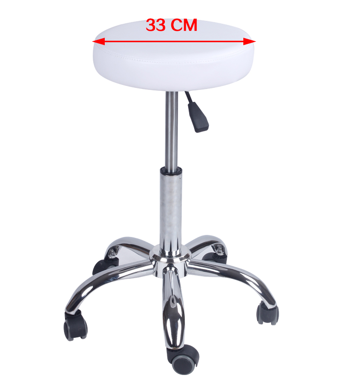 เก้าอี้ทรงกลมรุ่นพรีเมี่ยม เกรดA ปรับสูงต่ำ ระบบไฮดรอลิก