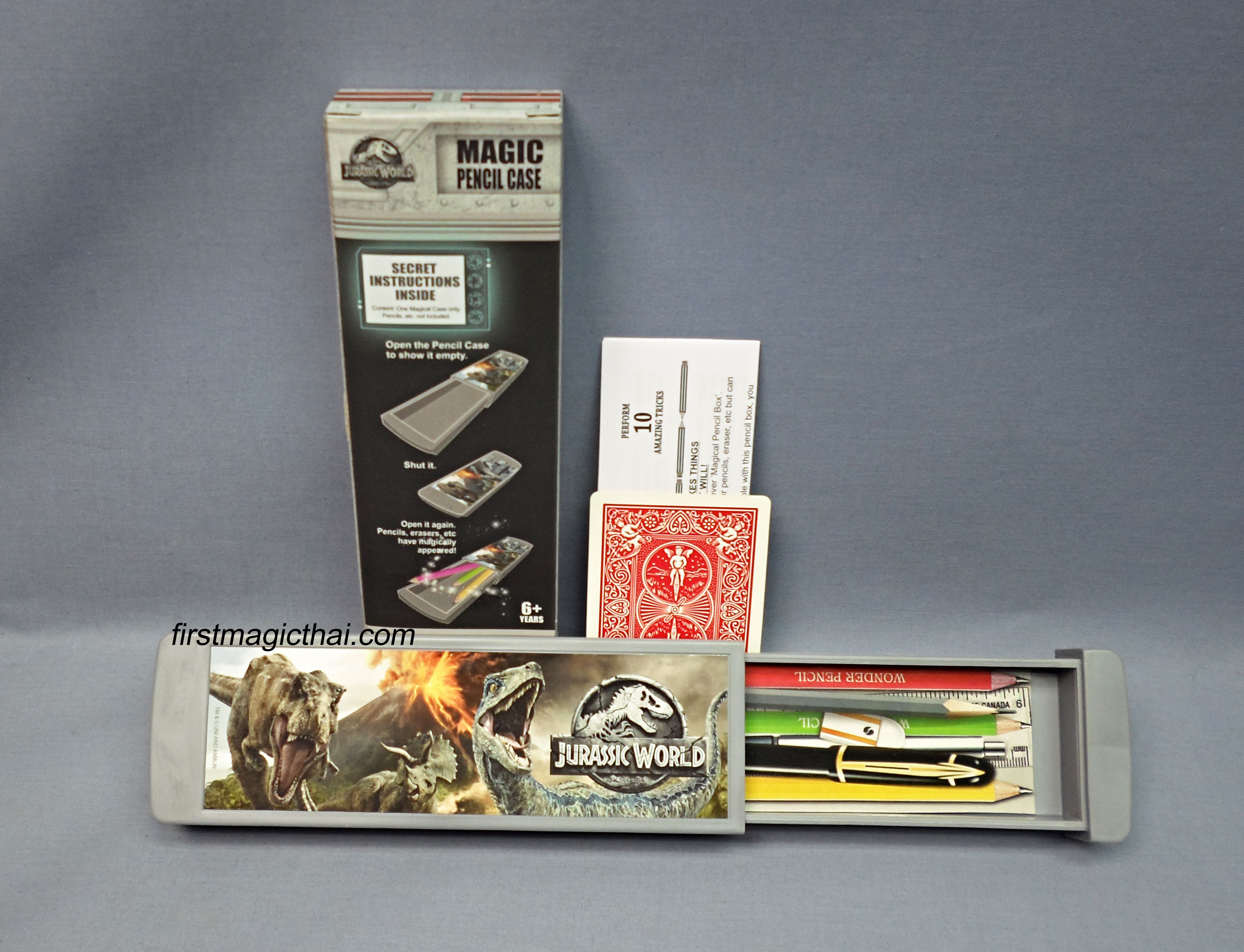 กล่องเสกดินสอ jurassic world/ jurassic world Magic Pencil Case