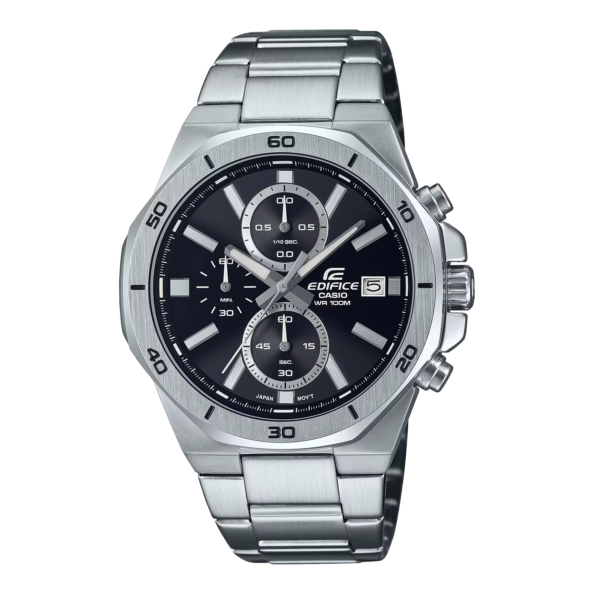 นาฬิกาผู้ชาย Casio Edifice รุ่น EFV-640D-1AV โครโนกราฟมาตรฐาน คาสิโอ